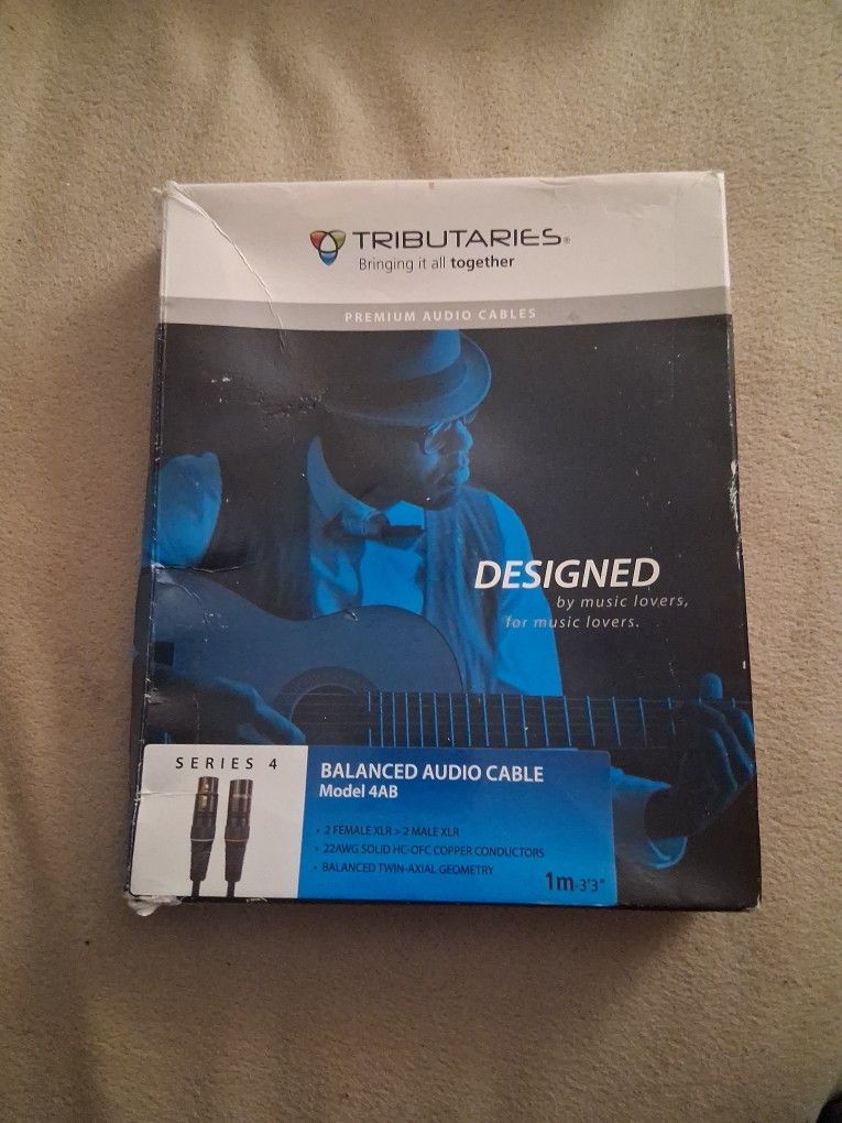 Tributaries Premium Audio Cables Series4 Model 4AB