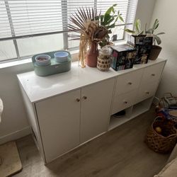 Cat Litterbox Enclosure With 6 Drawers