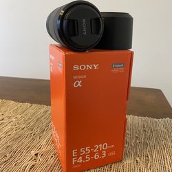 Sony 55-210 MM Telephoto Lena