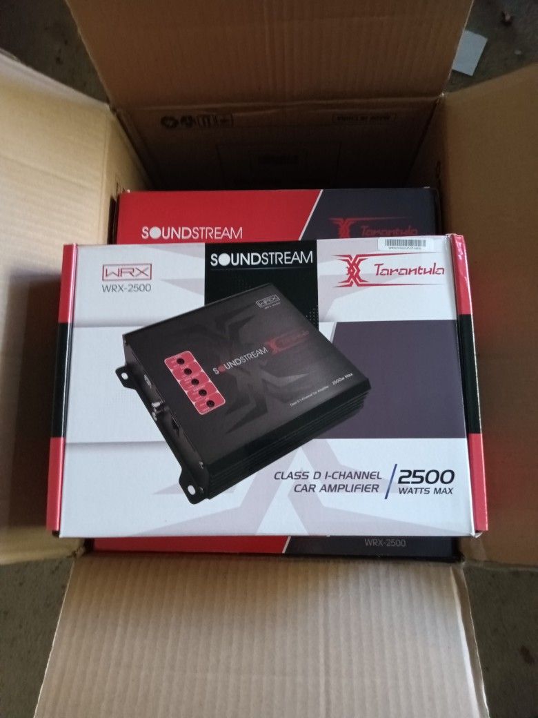 Soundstream Taratula 2500 Watts Monoblock Class D Amplifier Brand New In The Box
