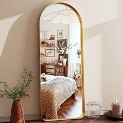 Brand New Gold Arch Frame Full Length Mirror 