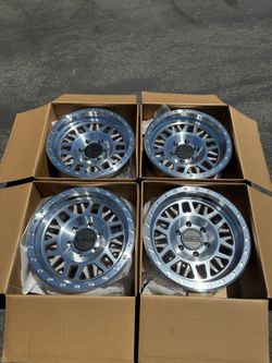 New Machined Raceline Ryno 17” Off-Road Wheels Ford F-150 Raptor 6x135