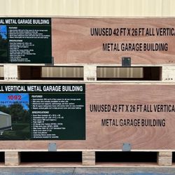 New Galvanized Metal Garages, Sheds & Carports