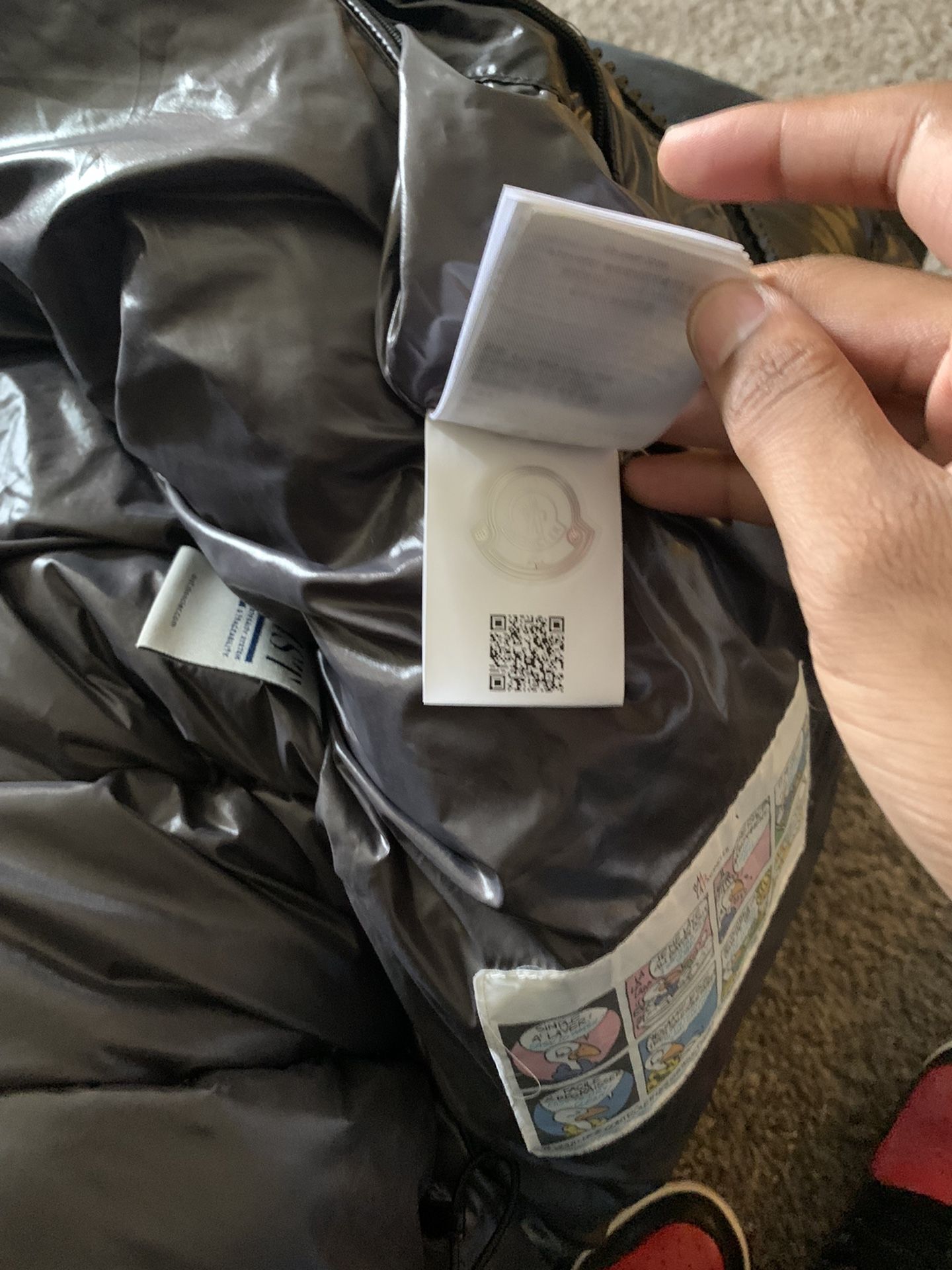 Black Moncler Size 2 (small)