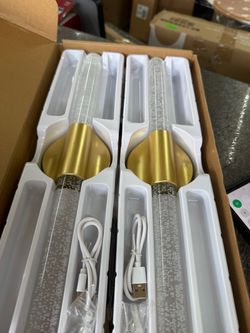 Battery Operated Wall Sconces Set of 2, Wireless Rechargeable Wall Lights Peel and Stick, Remote & Touch Control, 3CCT Dimmable, No Drill Magnetic Wal