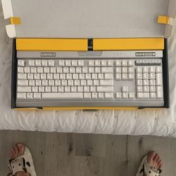 White & Silver Corsair Keyboard