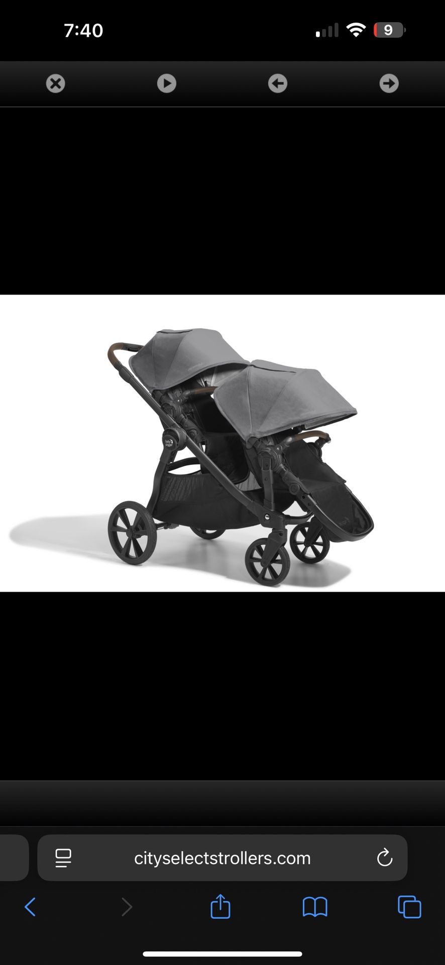 City Select baby Jogger Stroller