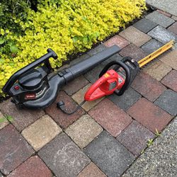Electric Blower And Trimmer 