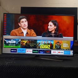 55 Inch Samsung Smart 4k Ultra HD Comes With Remote Control Shows Great Quality Clear Picture Works Fantastic Guaranteed 
