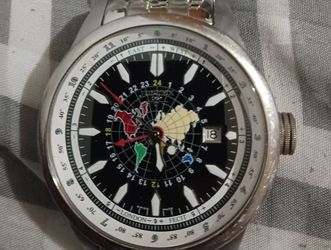 Justex Akropolis GMT Swiss watch