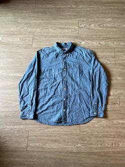 Outerknown Cotton/Linen Button Up Shirt Large