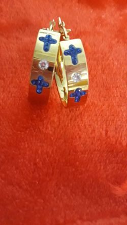 Gold plated ARRACADAS