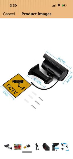 2  Dummy Security Camera, Fake CCTV Surveillance System