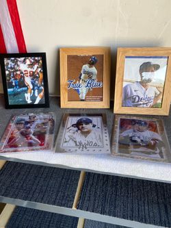 Baseball pictures and 1 football