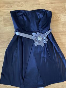 Satin Strapless Dress