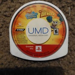 SpogeBob SquarePants The Yellow Avenger For SPS Vita
