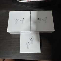 2 pair of AirPod pros, 1 pair of gen 4 AirPods