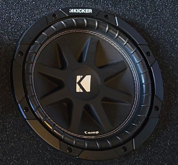 2 10 Inch Kicker Subwoofers In Ported Boxes