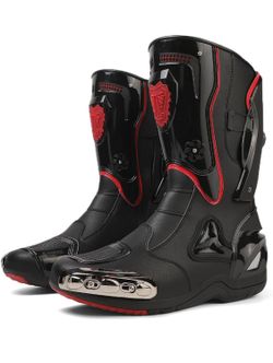 Mens motorcycle boots zise 10