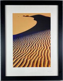 Abe Ordover " Dune" Psychedelic Art Photograph Desert Sand Dune Framed