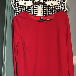 Vestidos Verde Es Mediano El Rojo L Y Negro Con Blanco  L