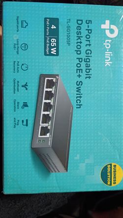 Tp-link 5-port gigabit desktop PoE+