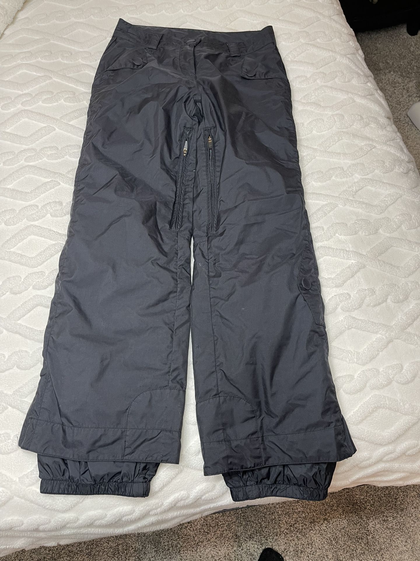 Obermeyer Woman Ladies Girls Kids Small Snow Snowboarding Winter Insulated Sports Ski Pants Size 6 Color Black