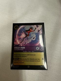 Disney Lorcana Violet Parr Promo Exclusive DLC Collection Quest