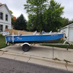 16' Boat W/ Trailer