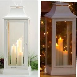 Luminara 25" Heritage Tri-Candle Indoor/Outdoor Lantern
