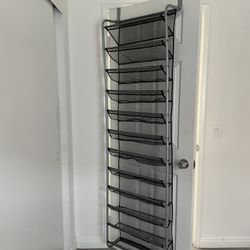 12 Shelf Over The Door Shoe Rack 