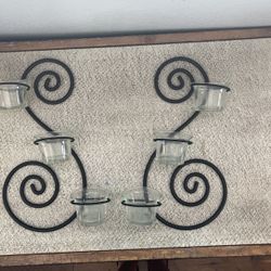 Metal Wall Decor (holds Tea Lights)