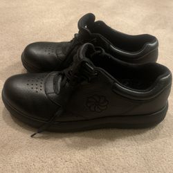 PW Minor Leisure Lace II Black-Women’s Casual Work Shoe