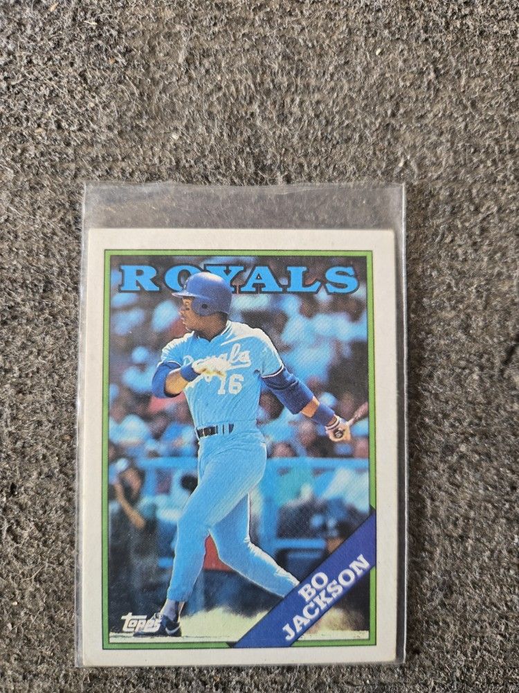 Bo Jackson Kansas City Royals Baseball Card