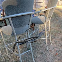 2 High Modern Chairs