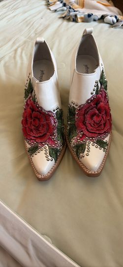 Jeffrey Campbell wedge booties