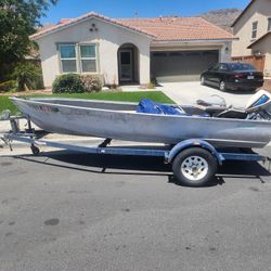 14ft Gregor Aluminum Fishing Boat 