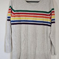 Rainbow Striped Sweater 00 from Torrid