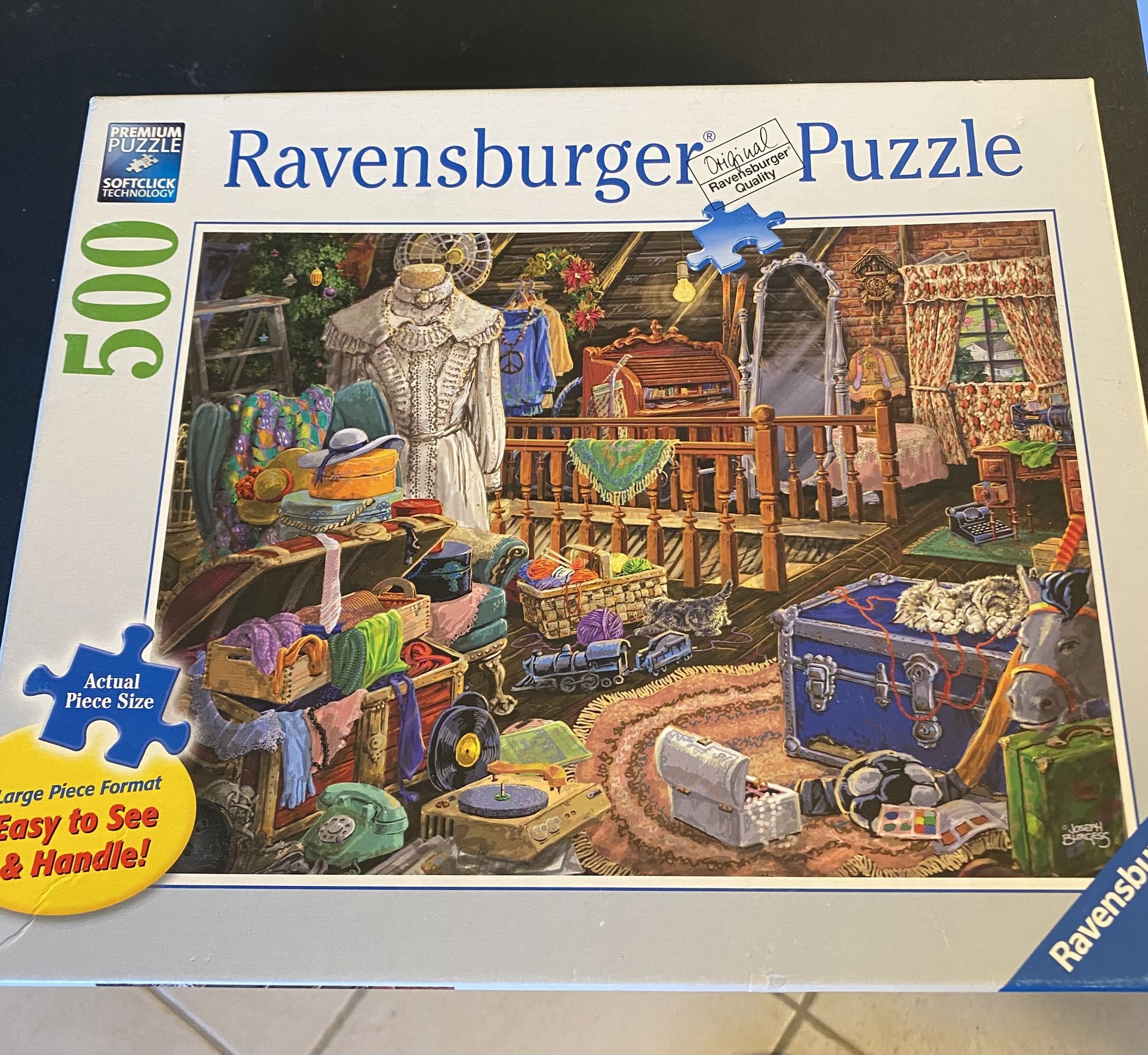 500 Ravensburger Puzzle Larger Pieces Complete