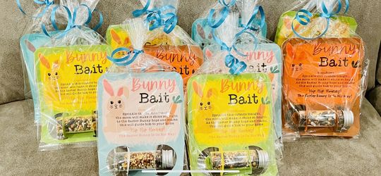 Bird Seed Easter Bunny Bait Cards