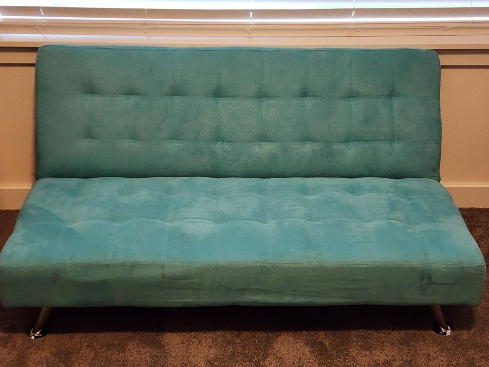 Kids Teal Futon Couch