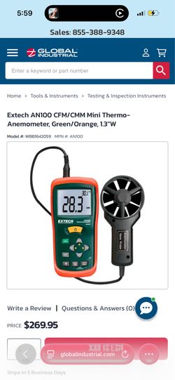 Ex tech thermo-Anemometer