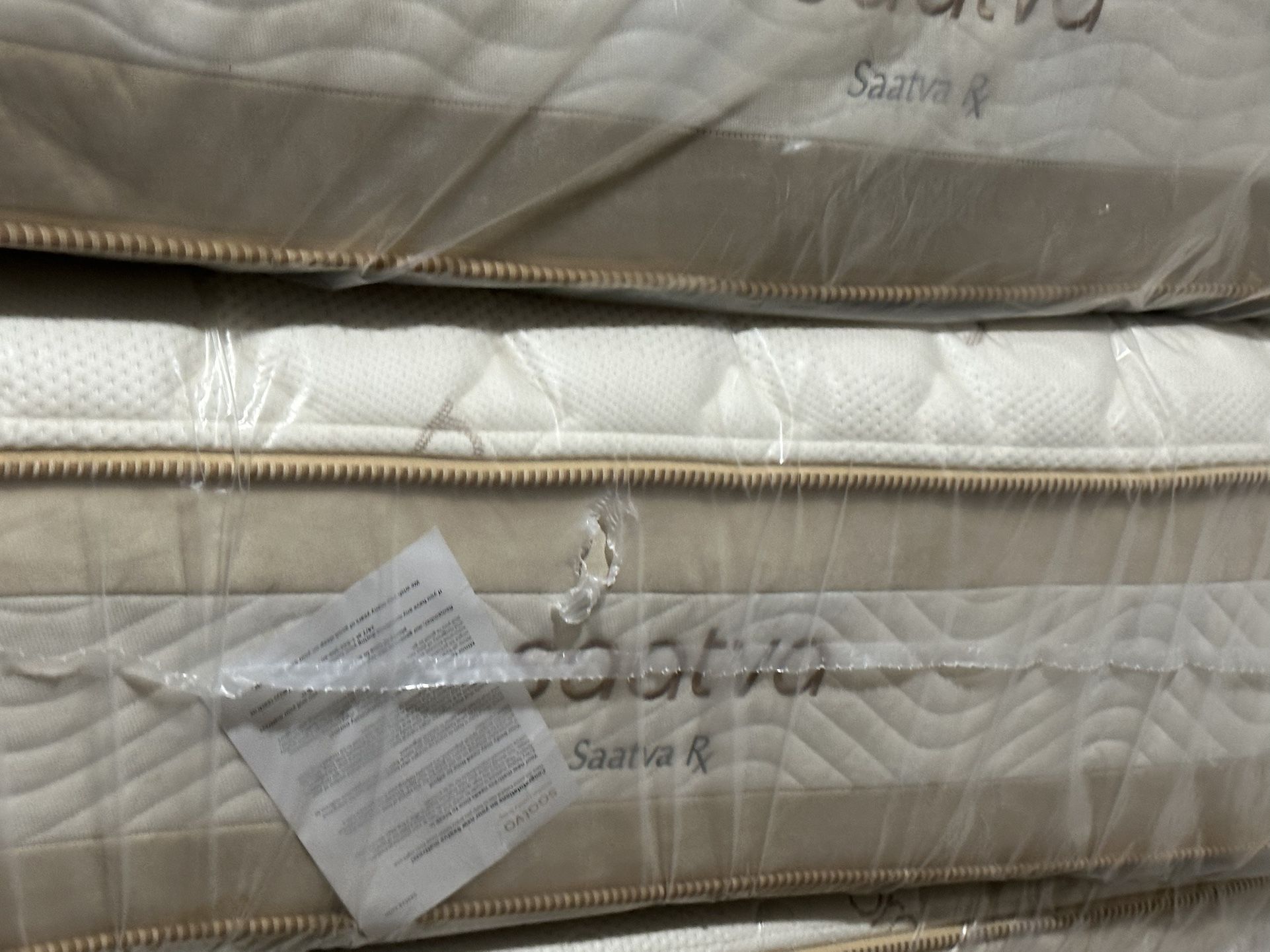 Luxury Saatva & Tempur-Pedic Mattresses – 50-80% Off!     •    Brand New, Minor Blemishes (Nothing That Affects Comfort)     •    King, Queen, Full, T