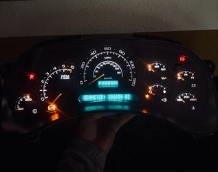 03-07 cluster gm trans temp Cadillac cluster