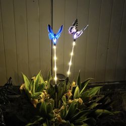 3- Garden Butterfly Solar Light 7 Color Changing, Fiber Optic LED Butterfly Decorative Lights for Outdoor Garden Lawn Patio Decoration7