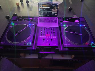 Complete Serato Battle Setup - (2) Rane Twelves, Numark Scratch Mixer & Case