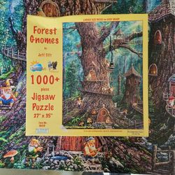 Forest Gnomes 1000 Piece Jigsaw Puzzle