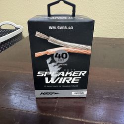 Metra WM-SW18-40  Heavy Duty Speaker Wire Universal 40 Feet 18 Gauge - New