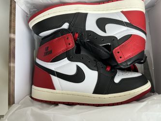 Jordan 1 Black Toe Reimagined Size 6
