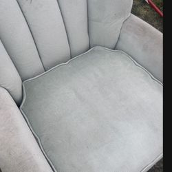 Chair With Ottoman 